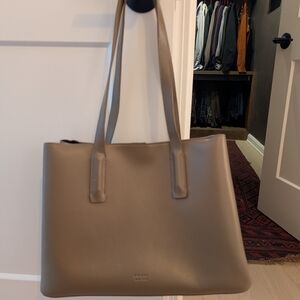 Elegant Taupe Tote Bag